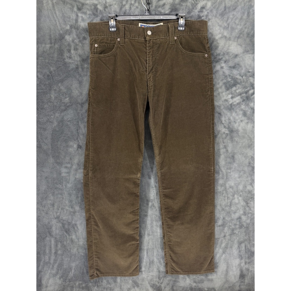 Levis 549 Low Loose‎ Corduroy Pants Mens 36x34 Brown 549-0004 Cords